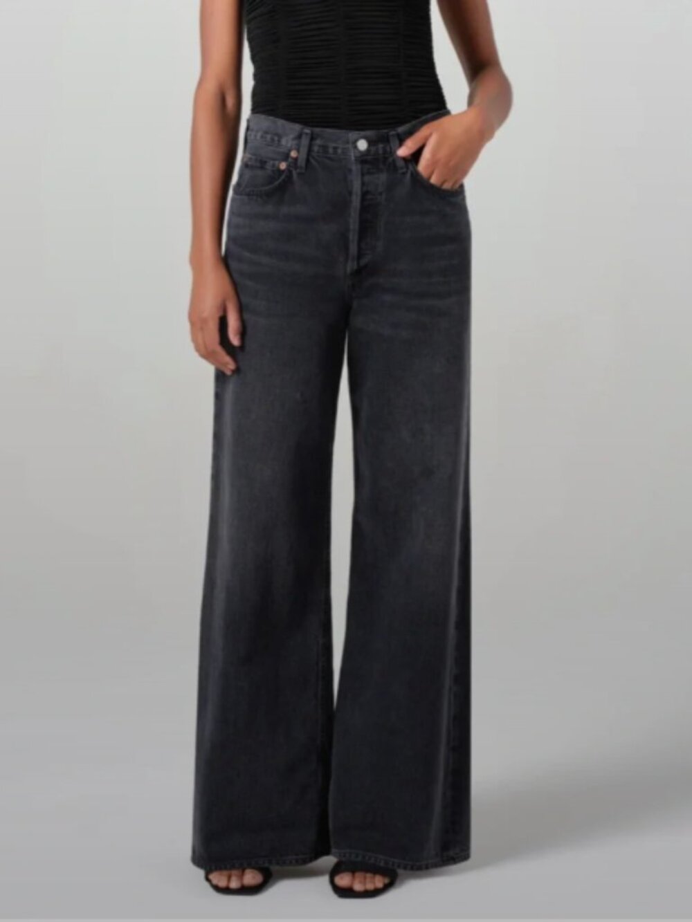 Agolde Clara Jeans - Black - Size 26
